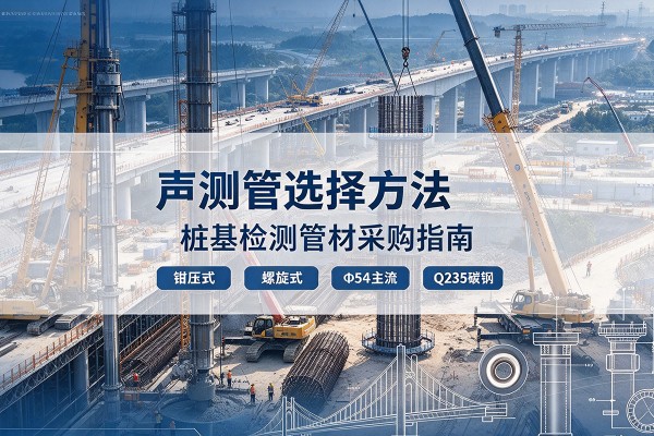 岑巩声测管选型标准
